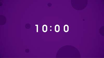 Floating Circles 10 Min Countdown