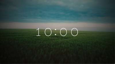 Open Fields 10 Min Countdown