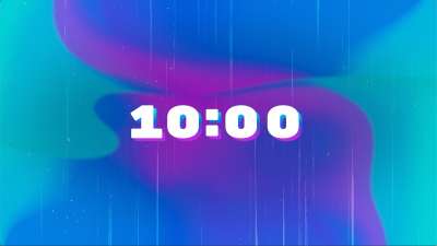 Soft Gradients 10 Min Countdown