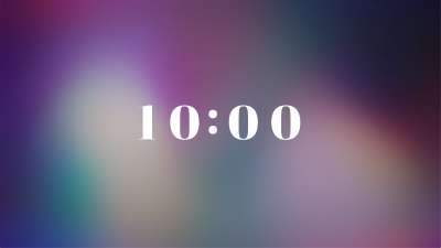 Vibrant Crosses 10 Min Countdown