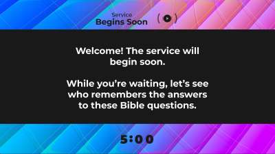 Color Planes Trivia Countdown