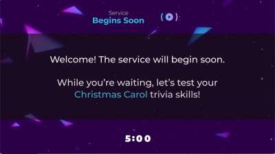 Retro Christmas Trivia Countdown