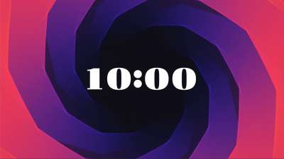 Spirals 10 Min Countdown