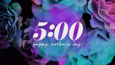 Floral Paint Mother's Day Countdown