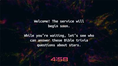 Cosmic Detritus Trivia Countdown