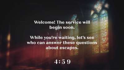 Cathedral Glass Trivia Countdown