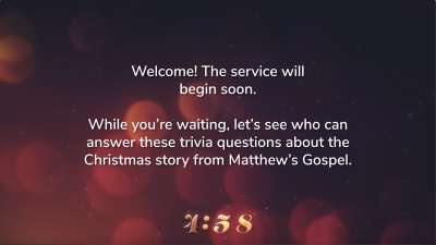 Christmas Flourish Trivia Countdown