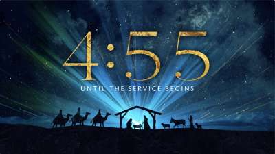 Silent Night Nativity Countdown