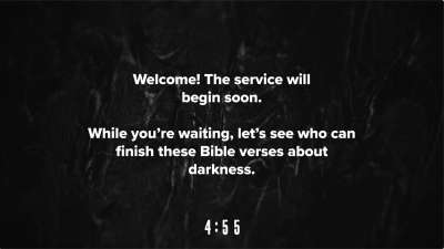 Dark Distortion Trivia Countdown