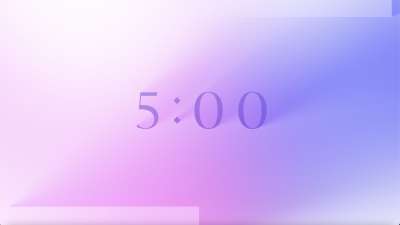 Long Shadow Gradients Countdown