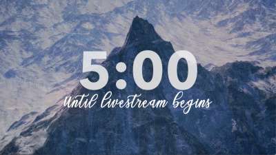 Natures Palette Livestream Countdown