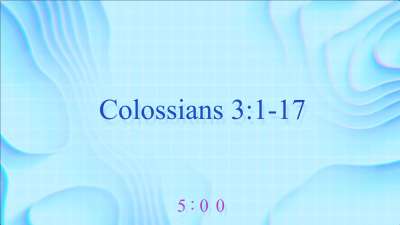 Summer Contours Scripture Countdown