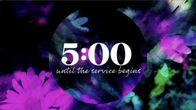 Painted Flowers Countdown