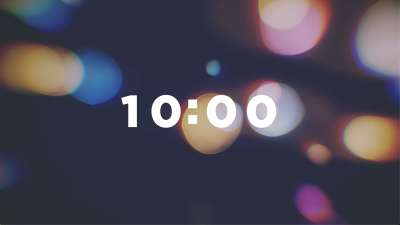 Blissful Bokeh 10 Min Countdown