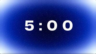 Textuerd Gradient Countdown