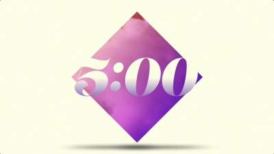 Gradient Clouds Countdown 01