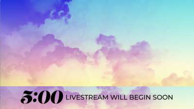 Gradient Clouds Lower Third Livestream Countdown