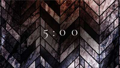 Simple Stained Glass Countdown