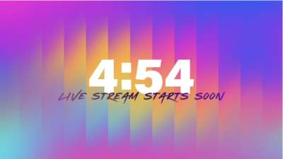 Gradience Live Stream Countdown