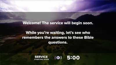 The Hills Disciples Trivia Countdown