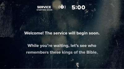 Alpha And Omega Trivia Countdown