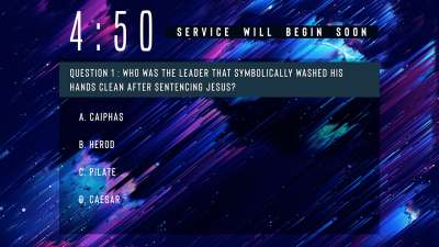 Ascension Bible Trivia Countdown