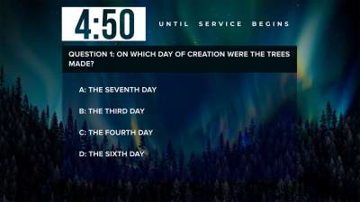 Aurora Glow Trivia Countdown