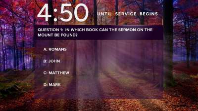 Autumn Light Trivia Countdown