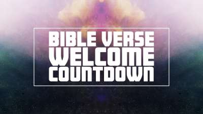 Bible Verse Welcome Countdown