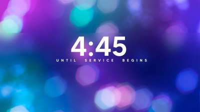 Bokeh Light Countdown