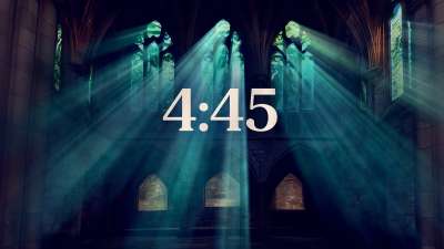 Cathedral Glass Minimal Countdown