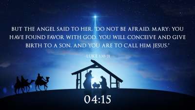Christmas Bible Quote Countdown