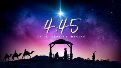 Christmas Night Nativity Countdown