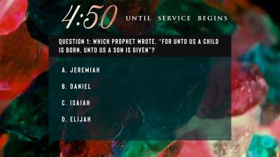 Christmas Glass Trivia Countdown