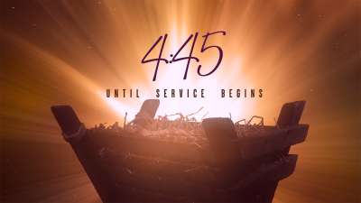 Christmas Manger Countdown