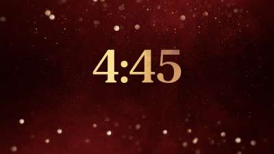 Christmas Shimmer Minimal Countdown