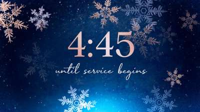 Christmas Snowflakes Countdown