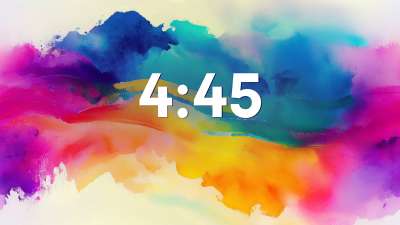 Easter Color Minimal Countdown