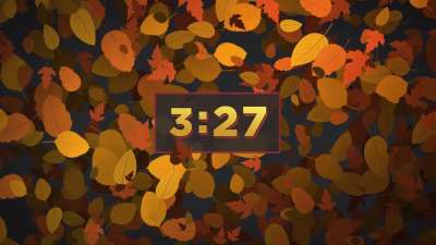 Fall Leaves Countdown