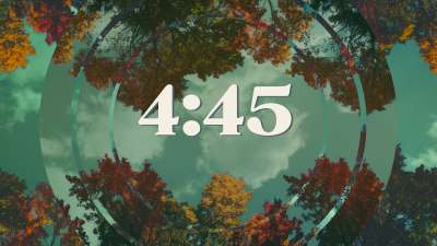 Fall Trees Minimal Countdown