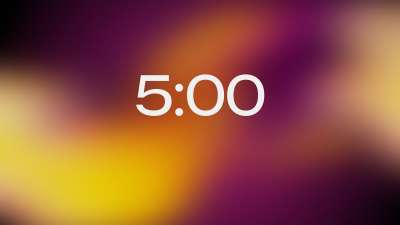 Gradient Light Minimal Countdown