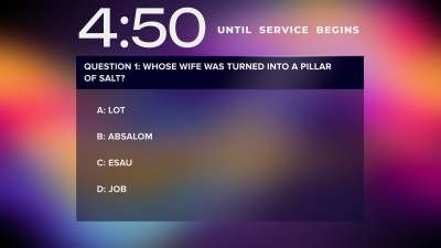 Gradient Light Trivia Countdown
