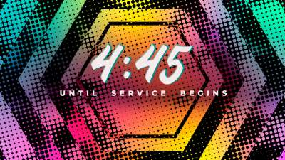 Halftones Gradient Countdown