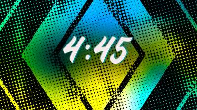 Halftones Gradient Minimal Countdown