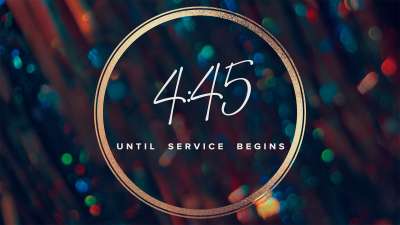 Holiday Bokeh Countdown