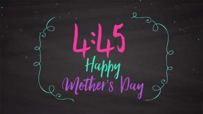 Mother's Day Chalk Countdown