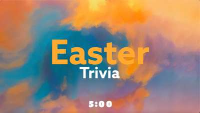 Painted Easter Trivia Countdown