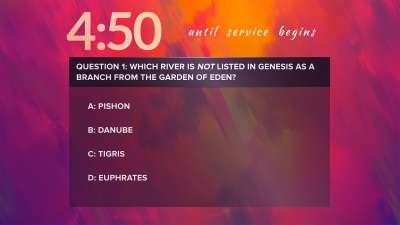 Painted Fall Trivia Countdown