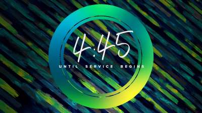 Palm Sunday Color Brush Countdown