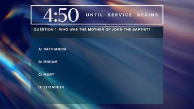 Sacred Light Trivia Countdown